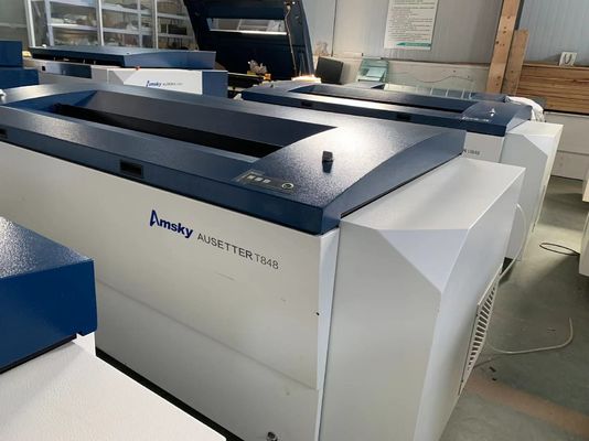 400*350 Máquina CTP térmica de saída mínima 1130*930 Máxima saída 1000KG Peso do hospedeiro para impressão precisa