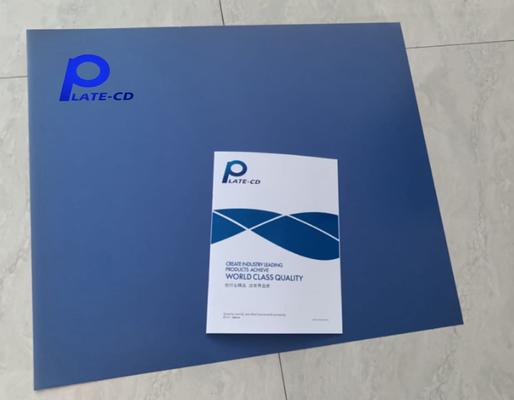 Placa de impressão CTCP de primeira qualidade com tempo de enxaguamento de 23-26°C e quantidade máxima de impressão de 300000 para impressão offset