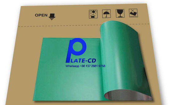 espessura UV de alumínio da placa 0.15-0.3mm do CTP placa verde/azul do revestimento CTCP