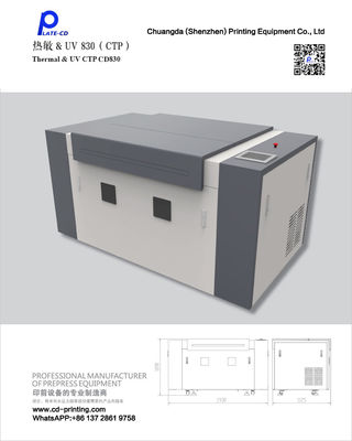 Máquina térmica do CTP, máquina de fatura de placa do computador, máquina de fatura de placa do CTP, imprimindo a máquina de fatura de placa do CTP