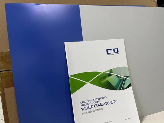 Chapa CTP Ecológica Sem Processo Com 0,15mm-0,30mm e Baixa Energia de Imagem de 130-150mJ/m² para Impressão Sustentável