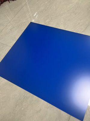 Tamanho de desvio da placa CTP azul para placas CTP duplas e placas CTP positivas