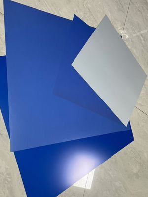 1030*800*0,30mm Placa térmica de alumínio azul para revistas livros jornais