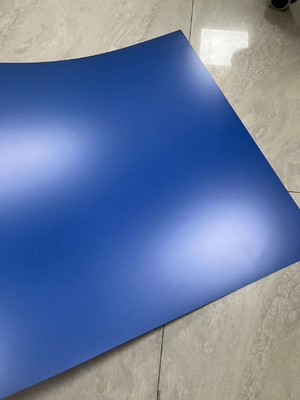 724*615mm Cor azul da superfície Placa CTP UV com temperatura de enxaguamento de 23-26 C