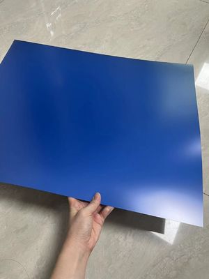 Placa CTP térmica de revestimento azul com 1350 mm de largura máxima da bobina para 350000 impressões