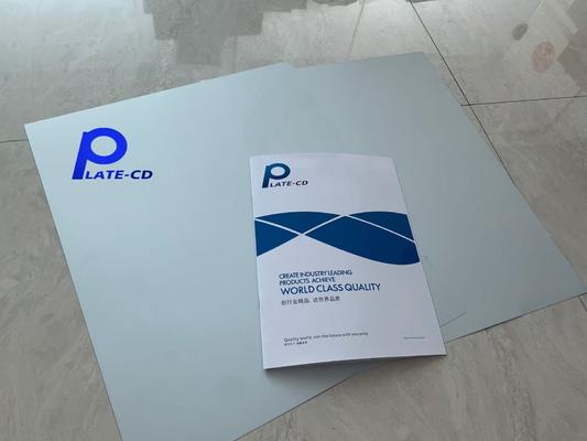 Placas de impressão sem processo Placa CTP sem desenvolvedor 0,15 mm / 0,30 mm Espessura 1350 mm Largura máxima da bobina